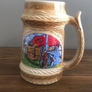 German Beer Mug Stein R u MSC Burglein 1985 Dampfmaschine um 1900  #150